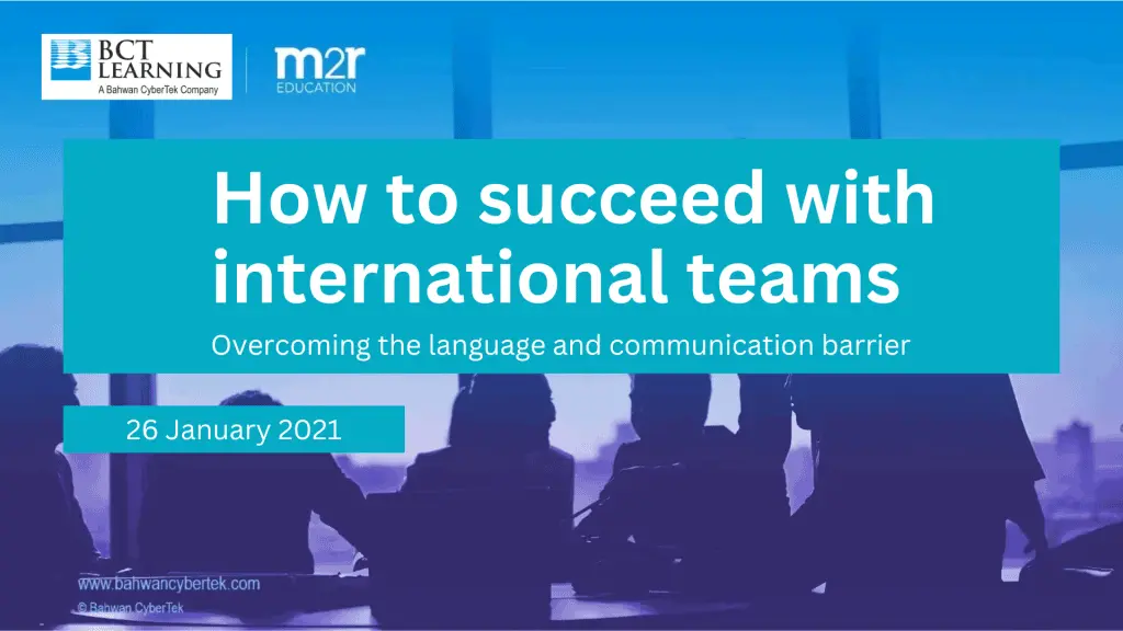 How to Succeed with International Teams